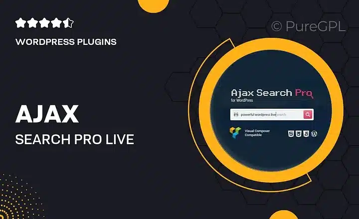 Revolutionize Search with Ajax Search Pro The functionality of site search often determines how quickly the user can find what he or she is looking for. Ajax Search Pro Plugin transforms your WordPress search bar into a powerful, user-friendly tool that enhances the visitor’s experience. Features of Ajax Search Pro Live Search Results: Display instant results as users type, improving usability. Highly Customizable: Modify layouts, themes, and filters to suit your needs. Search Filters: Allow users to refine results by categories, tags, or other attributes. Mobile-Friendly: It is fully optimized for small screens for a smooth experience. Performance-Optimized: Fast and light, thus not stressing the site speed. Why Ajax Search Pro Is a Must-Have It is suitable for a content-dependent site, e-commerce, or blog-type website for which efficient search facilities are of utmost importance. Affordable Access on PureGPL PureGPL makes premium plugins like Ajax Search Pro accessible at a budget-friendly price. Ajax Search Pro now. Boost search functionality of your website now. 👉 Download Ajax Search Pro Now and enhance your website’s search functionality today!