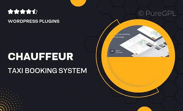 Chauffeur Taxi Booking System for WordPress 7.8 | Free Download