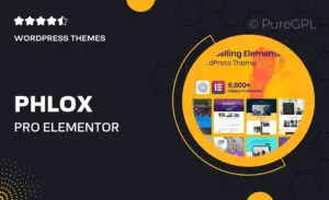 Phlox Pro — Elementor MultiPurpose WordPress Theme 5.16.7 | Free Download