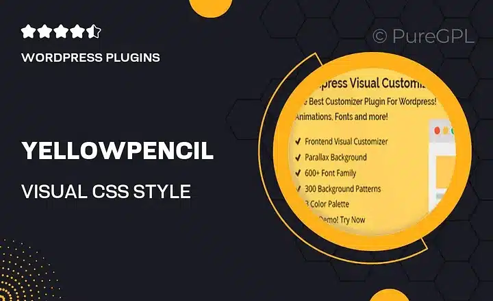 YellowPencil — Visual CSS Style Editor 7.6.5 | Free Download