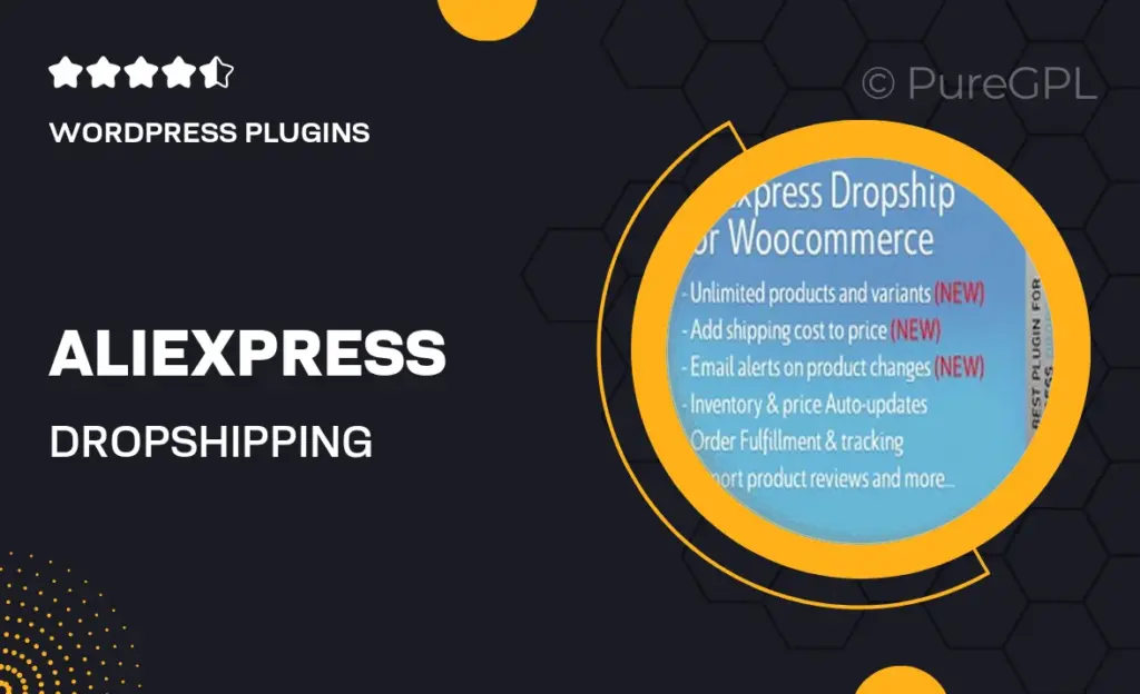 AliExpress Dropshipping Business plugin for WooCommerce