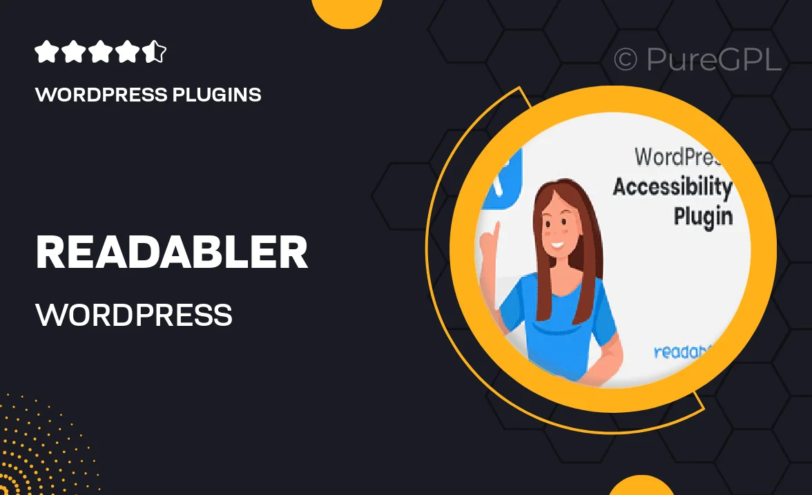 Readabler – WordPress Accessibility Plugin