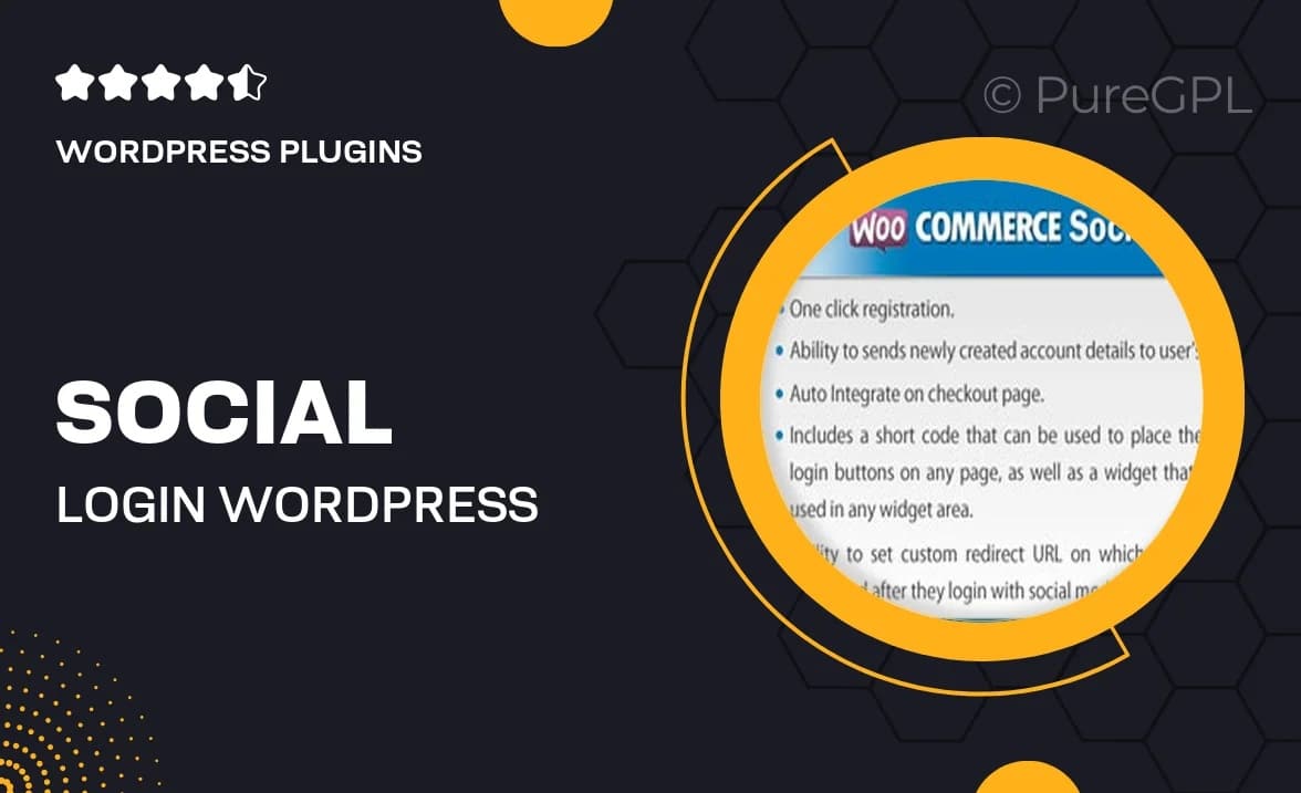 Social Login - WordPress / WooCommerce Plugin