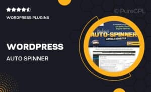 Wordpress Auto Spinner - Articles Rewriter