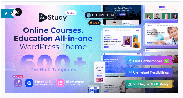 Education WordPress Theme | HiStudy