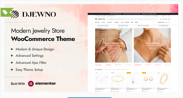 Djewno - Jewelry Store WooCommerce Theme