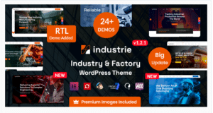 Industrie - Factory & Industry WordPress Theme