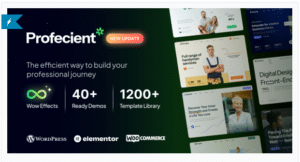 Profecient - Multipurpose Elementor Business & WooCommerce WordPress Theme