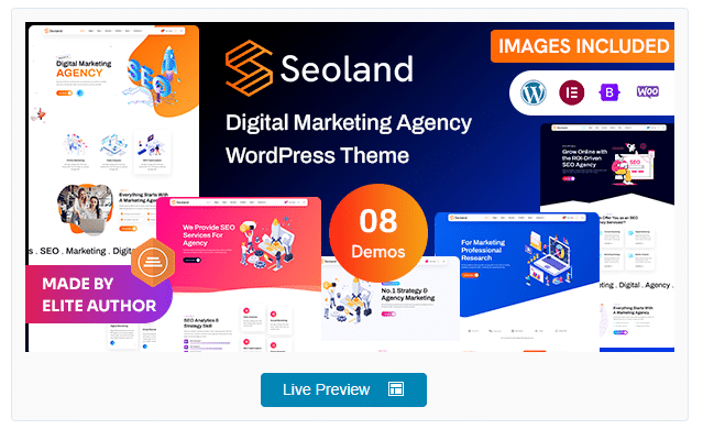 Seoland - SEO And Digital Marketing Agency WordPress Theme