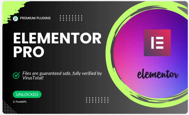 Elementor Pro – WordPress Page Builder + Translation + Kit Library