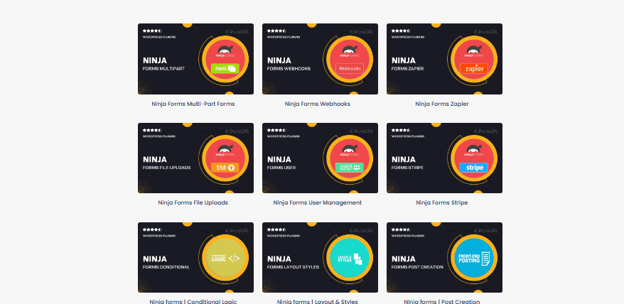 Ninja Forma plugins